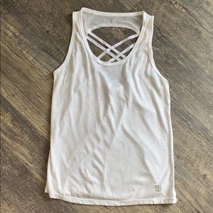White Yoga  Tank Top